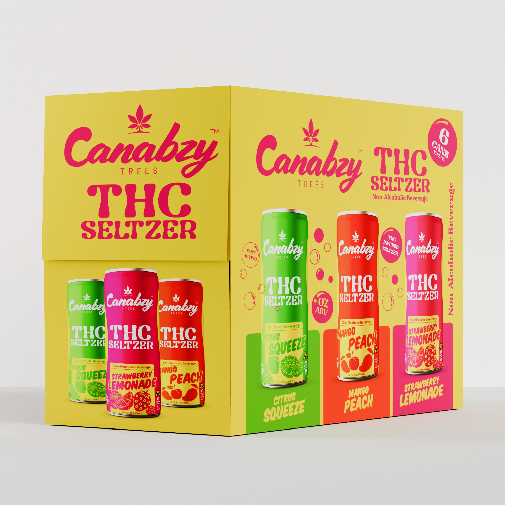 Variety Pack 10mg THC Seltzer