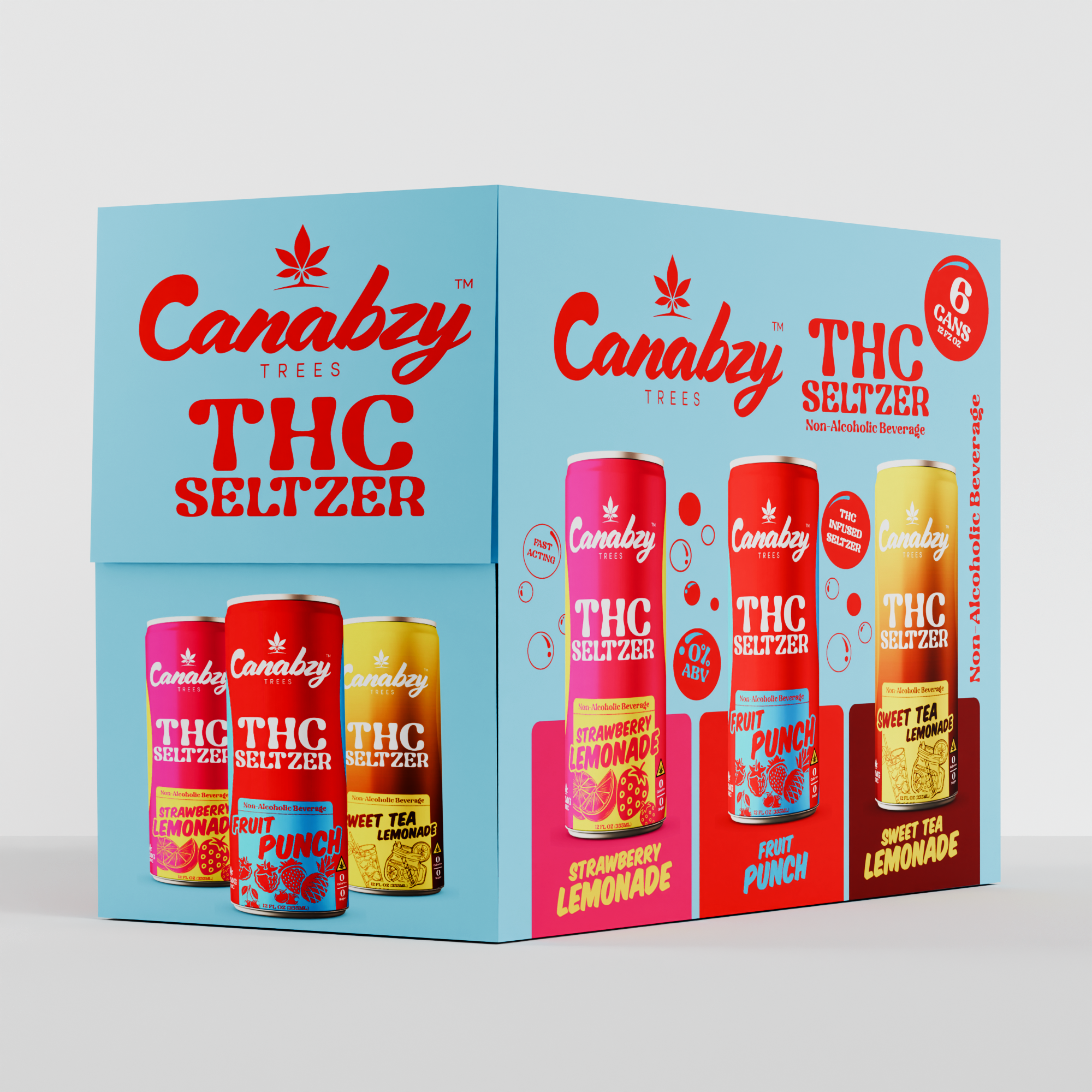 Variety Pack 10mg THC Seltzer
