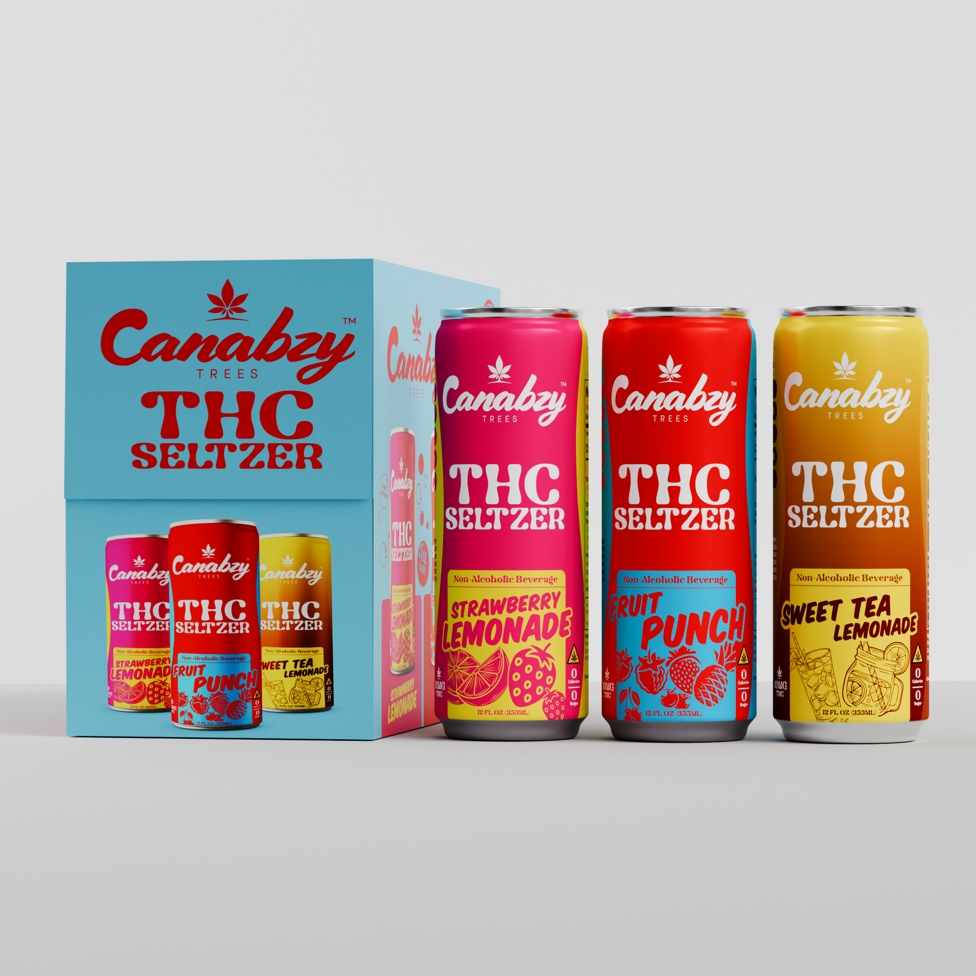 Variety Pack 10mg THC Seltzer