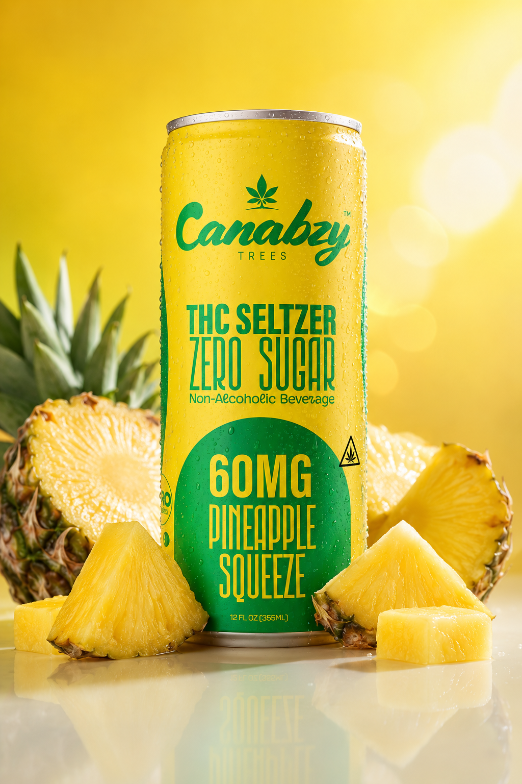 PIneapple Squeeze 60mg THC Seltzer