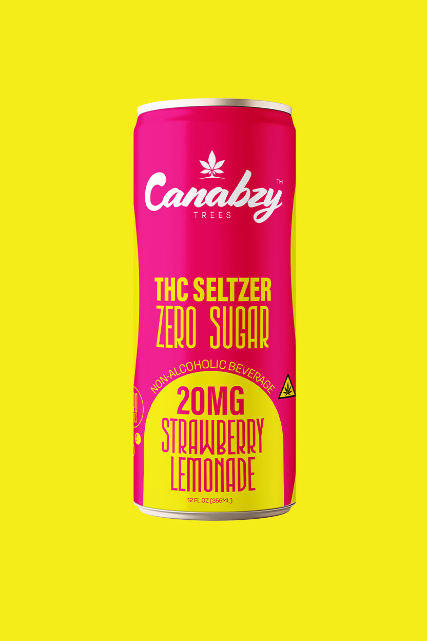 Strawberry Lemonade 20mg THC Seltzer